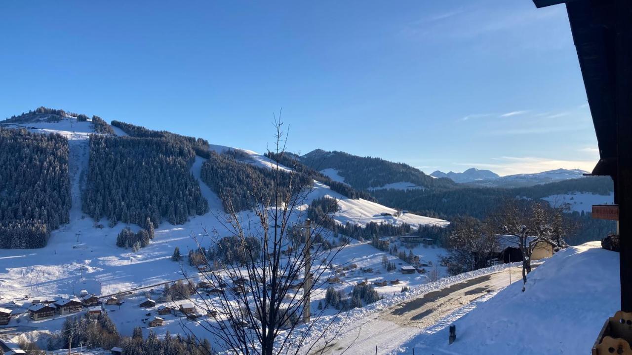 Demi Chalet Le Lachat Notre-Dame-de-Bellecombe Bagian luar foto