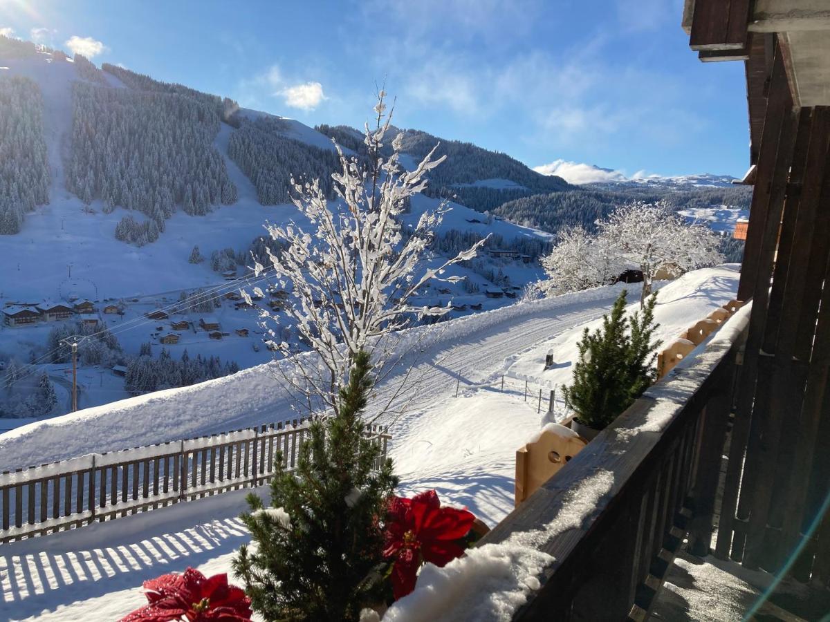 Demi Chalet Le Lachat Notre-Dame-de-Bellecombe Bagian luar foto