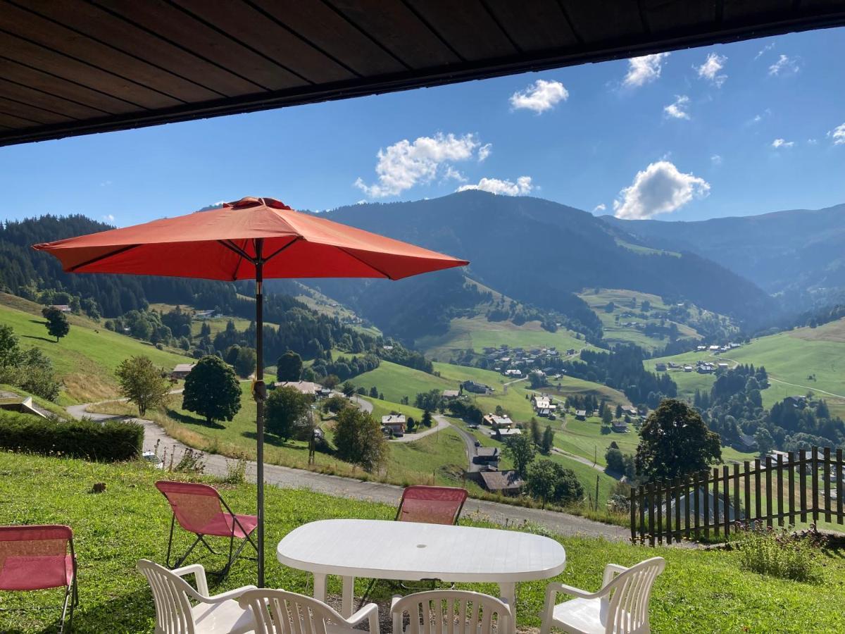 Demi Chalet Le Lachat Notre-Dame-de-Bellecombe Bagian luar foto