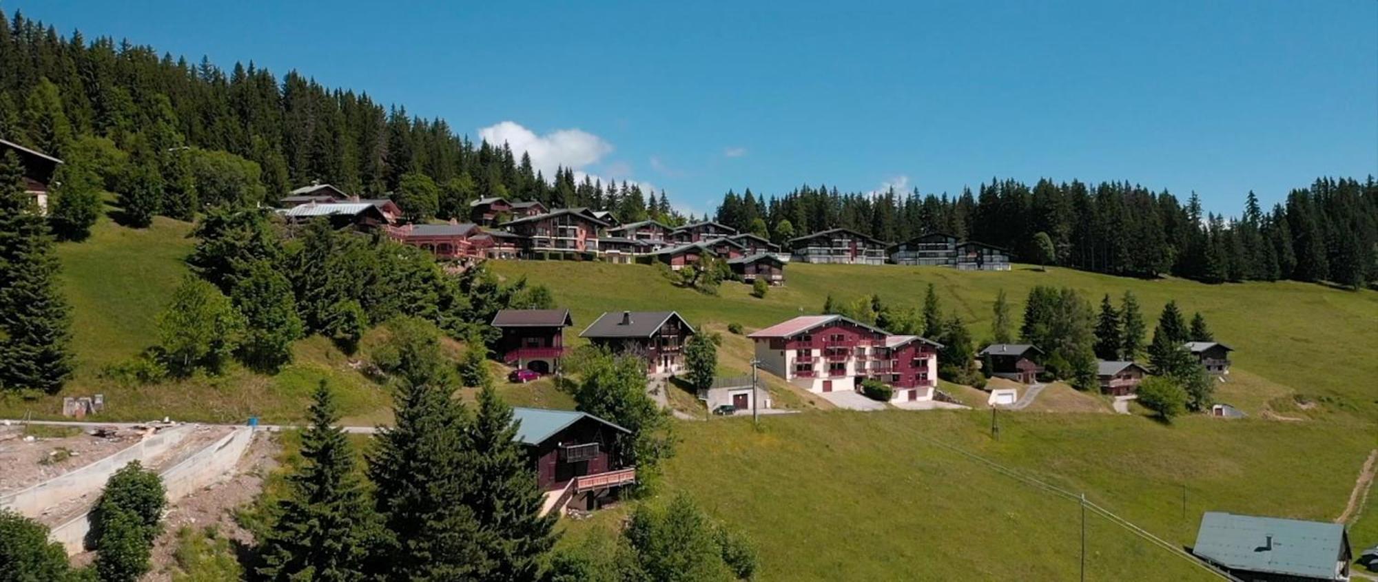 Demi Chalet Le Lachat Notre-Dame-de-Bellecombe Bagian luar foto