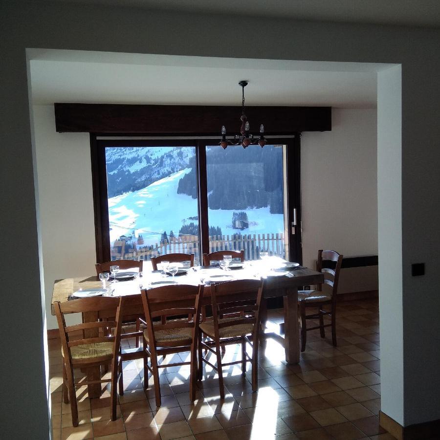 Demi Chalet Le Lachat Notre-Dame-de-Bellecombe Bagian luar foto