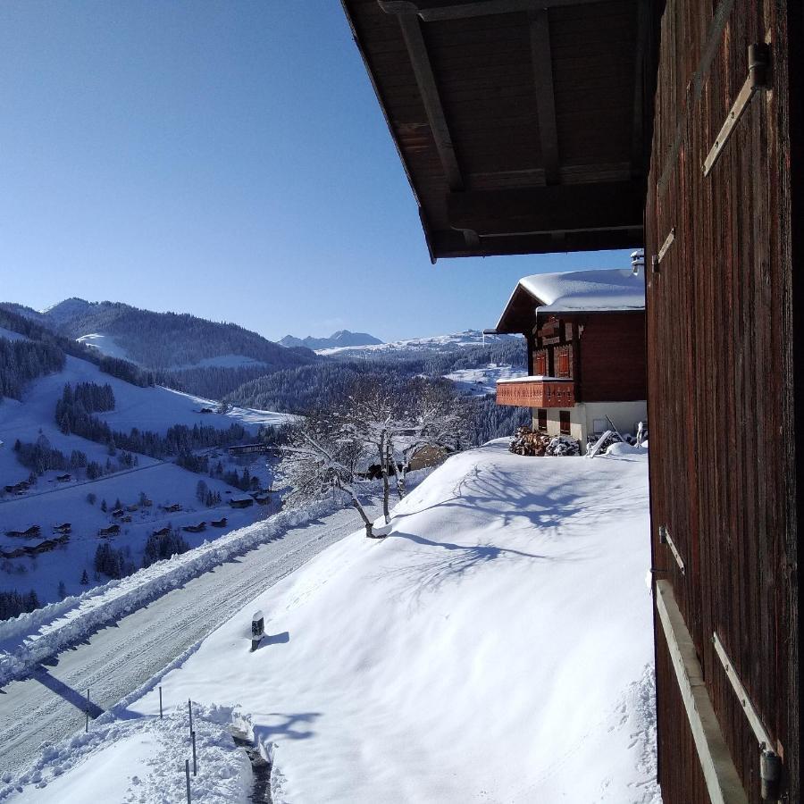 Demi Chalet Le Lachat Notre-Dame-de-Bellecombe Bagian luar foto