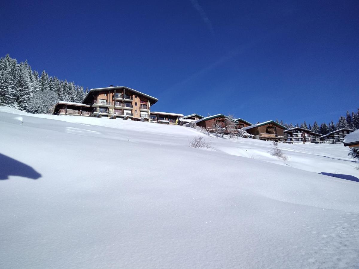 Demi Chalet Le Lachat Notre-Dame-de-Bellecombe Bagian luar foto
