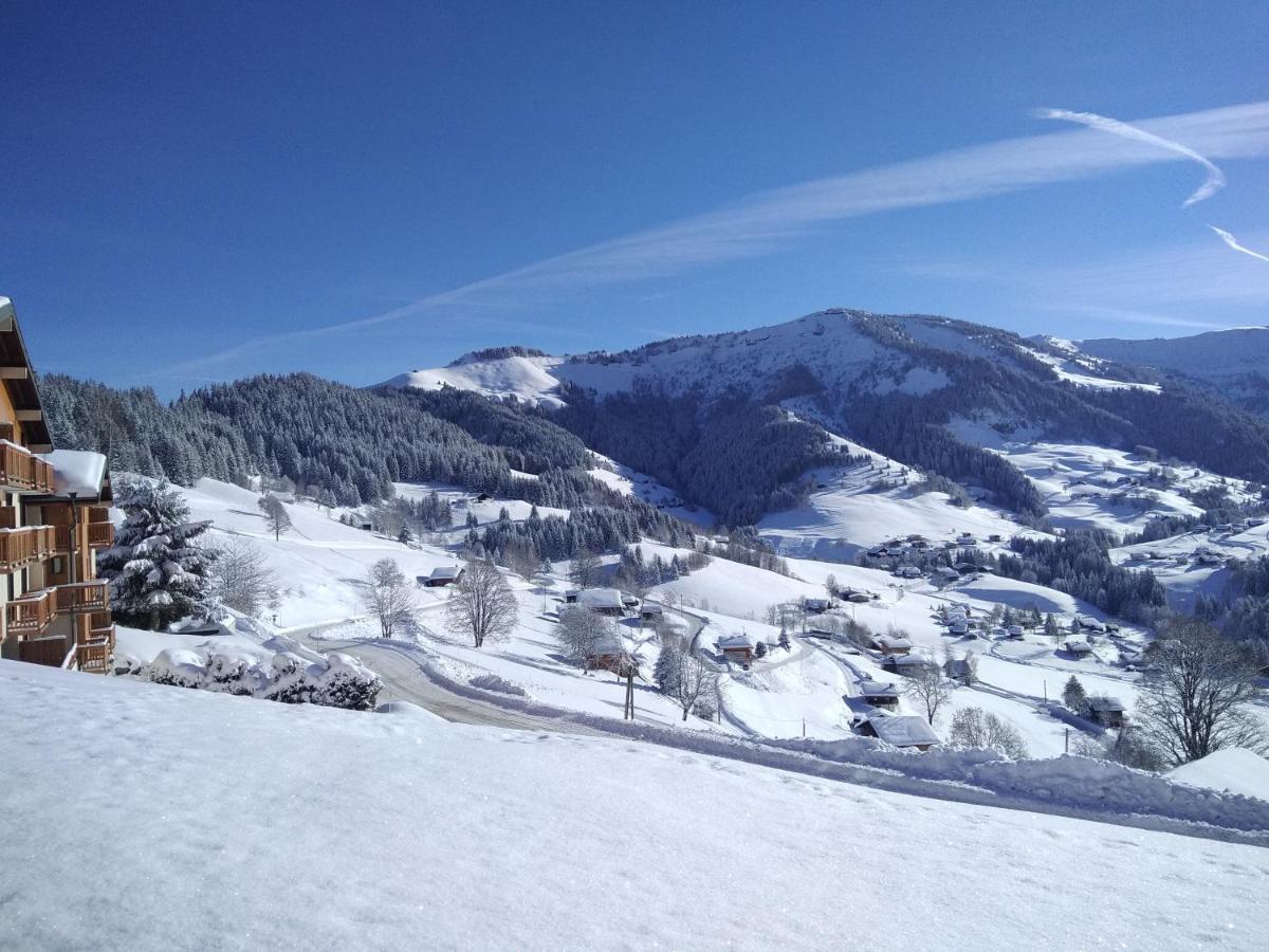Demi Chalet Le Lachat Notre-Dame-de-Bellecombe Bagian luar foto